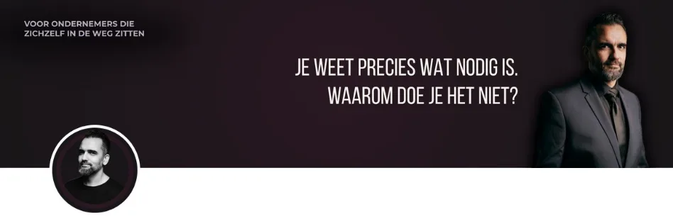 Klantvoorbeeld: LinkedIn-header Senol
